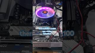 how to install thermaltake ux100 cpu cooler on am4am5 motherboard different for intel mount [upl. by Rolf]