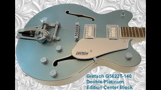 Gretsch G5622T140 Electromatic  140th Double Platinum Edition Center Block Electric Guitar 2 tone [upl. by Natek]