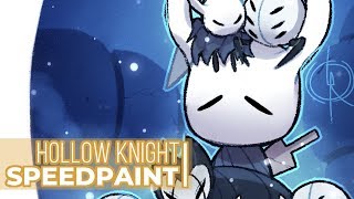 Hollow Knight  A Moment of Peace Speedpaint [upl. by Anaerb]