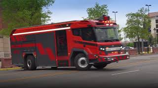 IKONs Rosenbauer Electric Truck Tour at FDIC 2023 — Part 1 Truck Capabilities [upl. by Notgnilliw345]