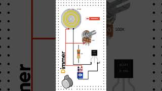 Adjustable 3V LED Dimmer Using BC547 Transistor Easy Electronics Tutorial shortsfeed shorts [upl. by Amaryl]