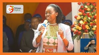 Raila’s running mate Martha Karua says she will be a champion for women’s rights [upl. by Ocsinarf914]