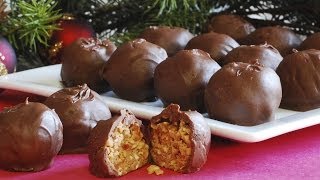 How to Make Peanut Butter Pretzel Bites  Christmas Candy Recipe  by foodjazz [upl. by Akihsal]