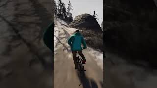 Gta v cycling in snow minecraft viralshorts subscribe [upl. by Yeltnarb]