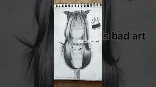 Its a joke 😅😋  oceanofdrawing art drawing shortvideo colourepencil [upl. by Norab]