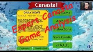 Expert Canasta Game Analysis with Lindsay1 [upl. by Pihc]