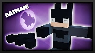 Minecraft  How To Make Batman [upl. by Bayly]