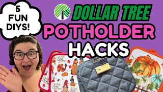 5 Easy Hacks Using Dollar Store Pot Holders You Need to Try [upl. by Jessamyn]