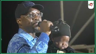 Emouvant quand Ousmane SONKO présente son nouveau homonyme en direct du meeting de Thies [upl. by Nnyleahs]