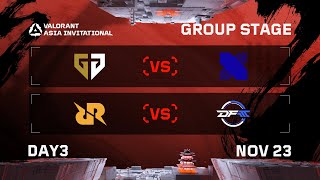 GEN vs DRX  RRQ vs DFM  Group Stage  DAY 3  VALORANT Radiant Asia Invitational [upl. by Anna-Diana948]