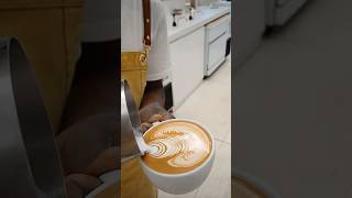 Rosetta latte art [upl. by Lamej]