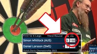 Simon Whitlock Checks Out 150 With 3 Bulls  Disrespectful Or World Class [upl. by Amos]