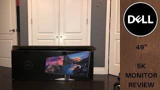 Dell U4919DW Ultrawide 49 Inch Monitor Setup and Review [upl. by Crescin]