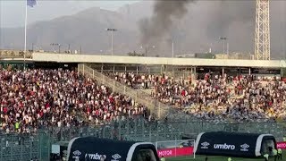 Incidentes obligan a suspender partido entre Colo Colo y Universidad Católica [upl. by Arman]