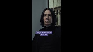 59 seconds of Snape serving sick burns HarryPotter SeverusSnape [upl. by Costanza]