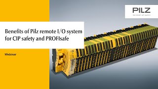 Webinar Benefits of Pilz Remote IO System for CIP Safety and PROFIsafe [upl. by Doreg]