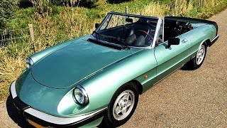 Alfa Romeo 2000 spider quotDuettoquot model year 1985 [upl. by Caia869]