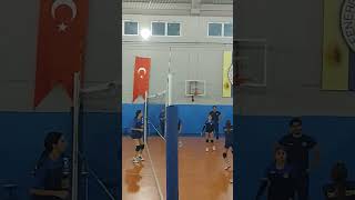 Küçük sarı ve küçük lacivertin karşılaşmasından gameday volleyball shorts trendingshorts [upl. by Origra]