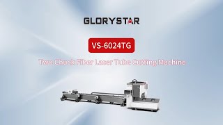 VS6024TG Professional Fiber Laser Tube Cutting Machine [upl. by Boeschen]