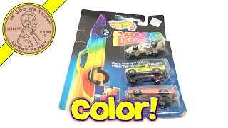 Hot Wheels Color Changers in Original Blister Pack 1987 Mattel Toys [upl. by Nasaj608]