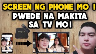 MXQ PRO 4K 5G  CELLPHONE AND TV SCREEN MIRRORING  MAPAPABILIB KAYO DITO PROMISE [upl. by Akemaj]