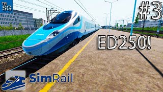 SimRail  The Railway Simulator  ED250 Pendolino Train  From Katowice to Warsaw Part 1 3 [upl. by Wehttan432]