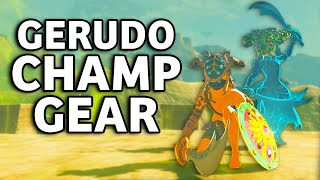 Vah Naboris Helm amp Gerudo Champion Weapon Locations TOTK [upl. by Dao]