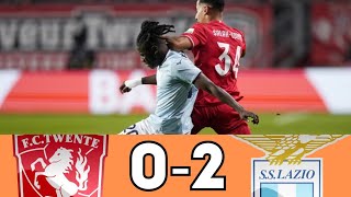 TWENTE 02 LAZIO MAMMAMIAAAAAA VITTORIA PESANTISSIMA DA GRANDE SQUADRA [upl. by Joni]