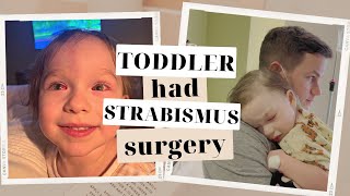 Stellas Surgery  Strabismus in Toddler [upl. by Beera287]