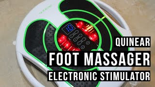 Quinear Foot Massager Electronic Stimulator Review [upl. by Darom66]