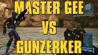 Borderlands 2  Master Gee The Invincible Raid Boss  Solo Gunzerker Kill [upl. by Yeclehc]