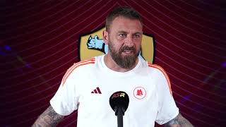 ROMA TOLOSA De Rossi Conferenza post gara 27072024 [upl. by Buzzell]