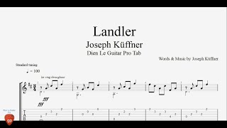 Joseph Küffner  Landler  Guitar Tabs [upl. by Vikki]