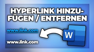 Word Hyperlink einfügen  entfernen  Tutorial [upl. by Aihseyt]