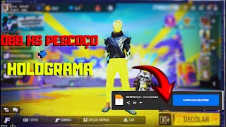 HS PESCOÇO  HOLOGRAMA ATUALIZADO FREE FIRE MOBILE E EMULADOR HS DIRETO NA OBB shorts [upl. by Eidua]