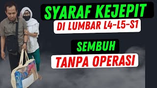 Syaraf kejepit di lumbar sembuh tanpa operasi [upl. by Etty]