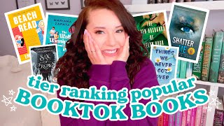 TIER RANKING POPULAR BOOKTOK BOOKS 📚 [upl. by Enirahtak]