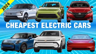 The Cheapest EVs You Can Buy Today  Most Affordable Electric Cars amp SUVs for 2024 [upl. by Rahel970]