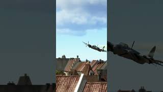 Mosquito loses both engines above city and crashes shorts airplane crash [upl. by Ellirehs]