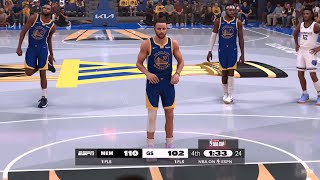 NBA 2K25 Emirates NBA Cup 🏆 Mode  WARRIORS vs GRIZZLIES FULL GAMEPLAY [upl. by Particia]