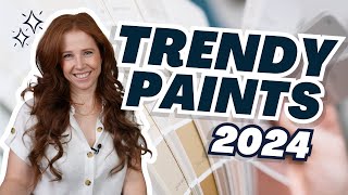 Trendy Paint Colors for 2024 Benjamin amp Sherwin [upl. by Doretta900]