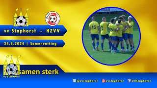 vv Staphorst  HZVV  2482024  Samenvatting [upl. by Leonidas748]