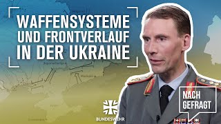 Nachgefragt Panzergeneral Freuding – Waffensysteme und Frontverlauf in der Ukraine  Bundeswehr [upl. by Ferrel441]