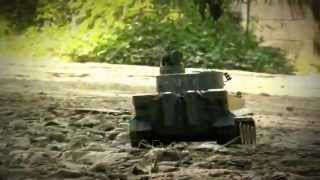 Heng Long Tiger I 116 RC Tank custom engine sound [upl. by Lita19]