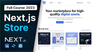 Build a Complete Digital Marketplace with Nextjs 14 React tRPC Tailwind  Full Course 2023 [upl. by Schuman]