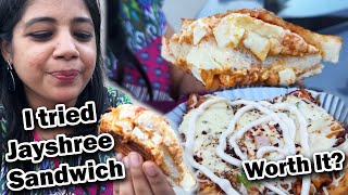 Honest Food Review  Jayshree Sandwich Ahmedabad  Most Famous Sandwich of Ahmedabad [upl. by Ssur714]