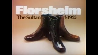 70s Style Florsheim Sultan Boots Commercial 1972 [upl. by Barty747]