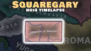 What if Hungary was a Square  HOI4 Timelapse [upl. by Aivato]