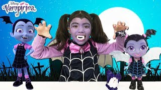 VAMPIRINA Makeup 💄 Talking Vampirina Doll Disney Jr Vampirina Toys [upl. by Oribelle]