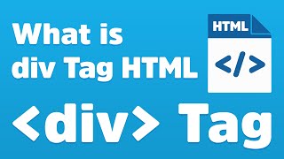 Div Tag  How to use Div Tag in HTML [upl. by Reifnnej509]